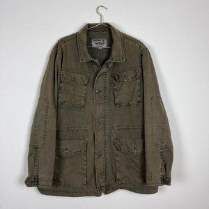 Levi’s Field Jacket Chore Coat Utility Military Army Green